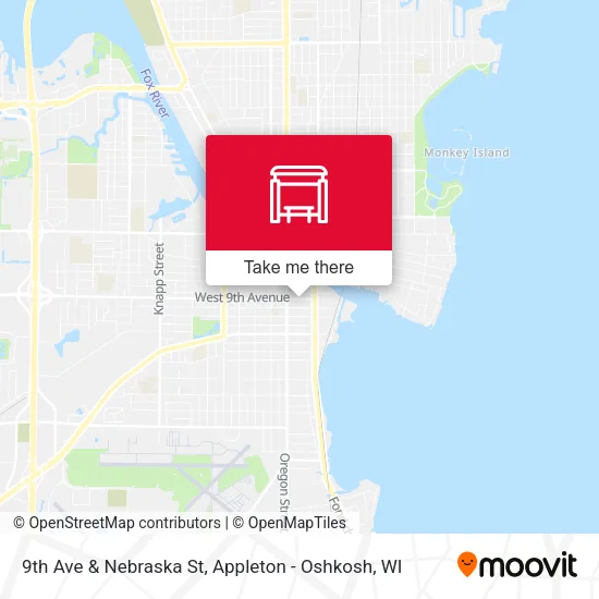 Mapa de 9th Ave & Nebraska St