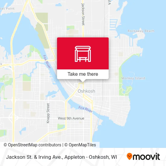 Mapa de Jackson St. & Irving Ave.