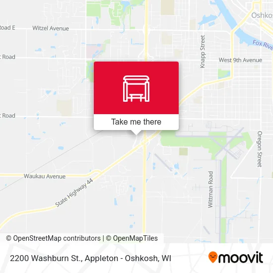 Mapa de 2200 Washburn St.