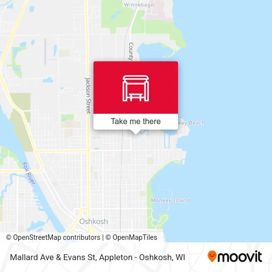 Mapa de Mallard Ave & Evans St