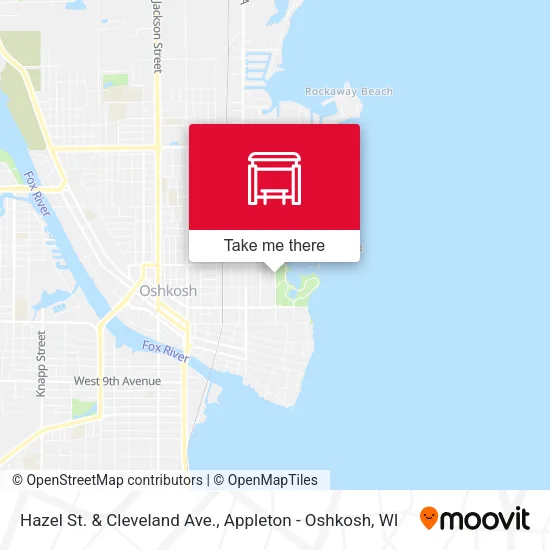 Mapa de Hazel St. & Cleveland Ave.