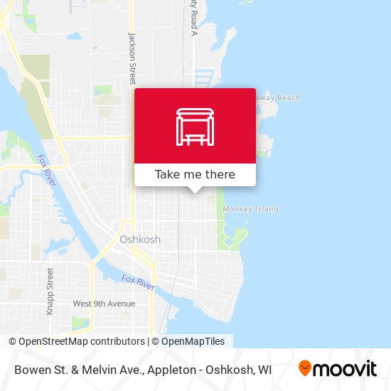 Bowen St. & Melvin Ave. map