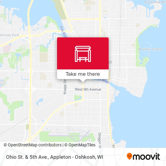 Ohio St. & 5th Ave. map