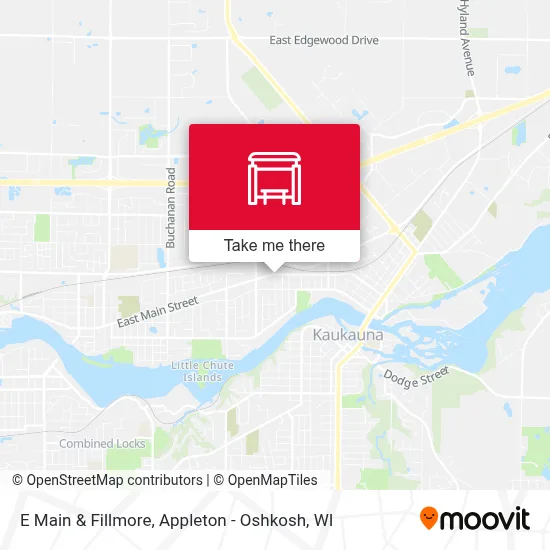 E Main & Fillmore map