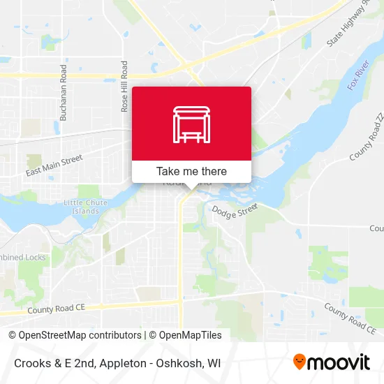 Crooks & E 2nd map