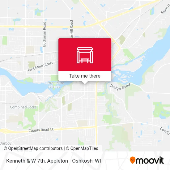 Kenneth & W 7th map