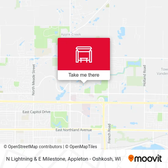 N Lightning & E Milestone map