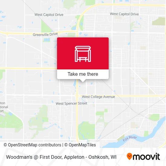 Woodman's @ First Door map