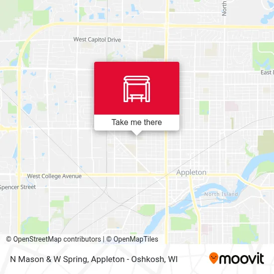N Mason & W Spring map