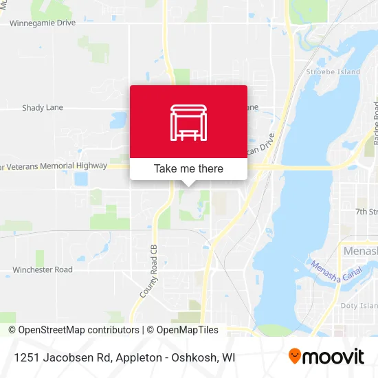 Mapa de 1251 Jacobsen Rd
