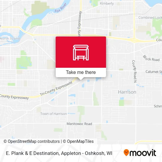 Mapa de E. Plank & E Destination