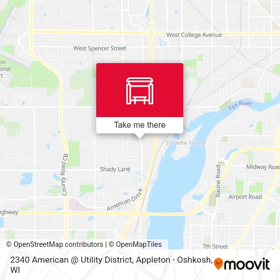 2340 American @ Utility District map