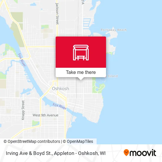 Mapa de Irving Ave & Boyd St.