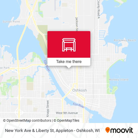 New York Ave & Liberty St map