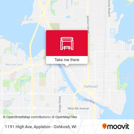 1191 High Ave map