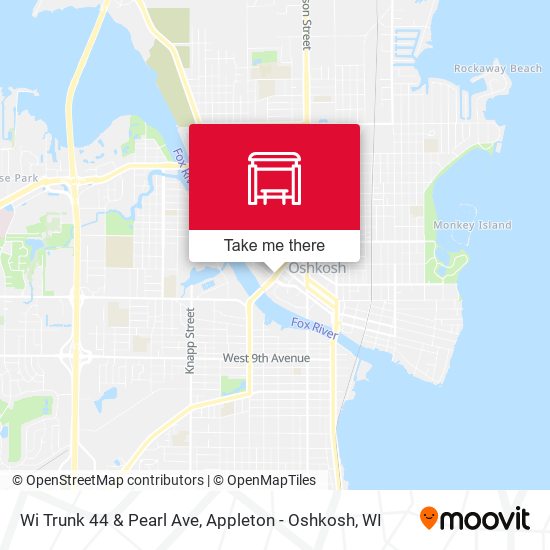 Mapa de Wi Trunk 44 & Pearl Ave