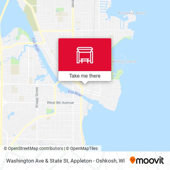 Washington Ave & State St map