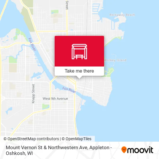 Mapa de Mount Vernon St & Northwestern Ave