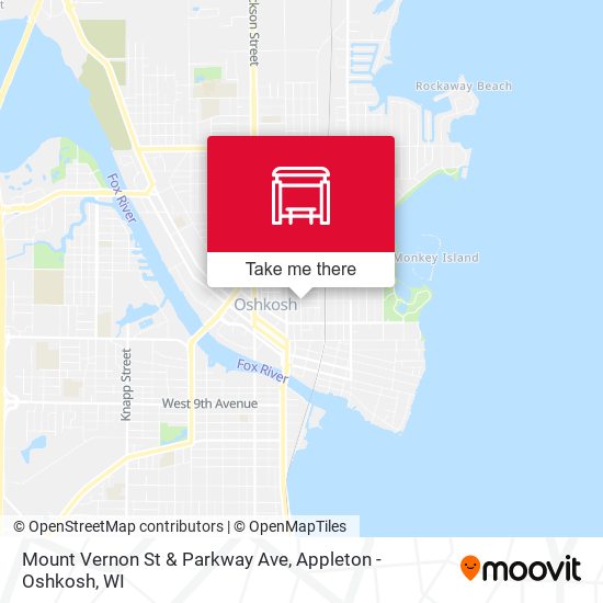 Mount Vernon St & Parkway Ave map