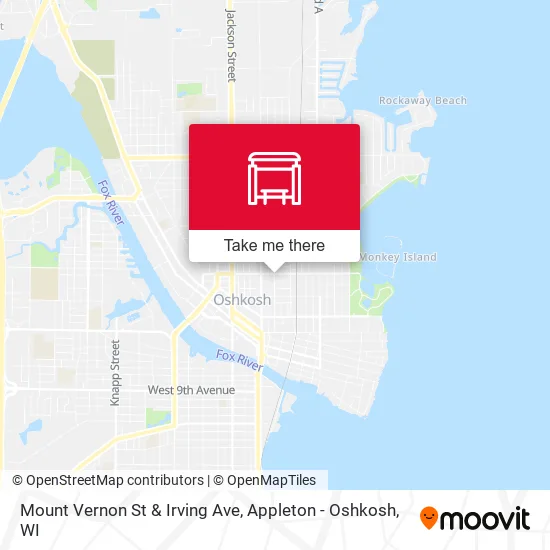Mapa de Mount Vernon St & Irving Ave