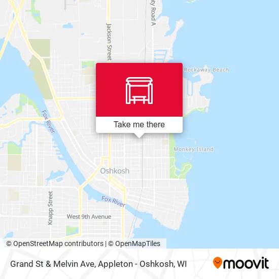 Mapa de Grand St & Melvin Ave