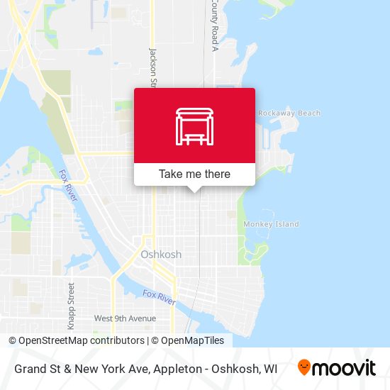 Grand St & New York Ave map