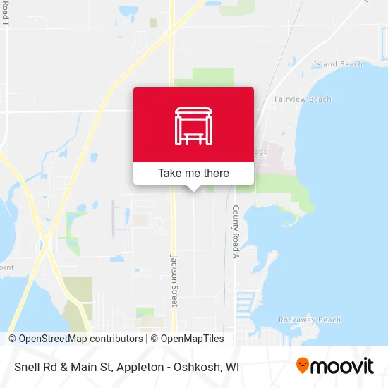 Snell Rd & Main St map