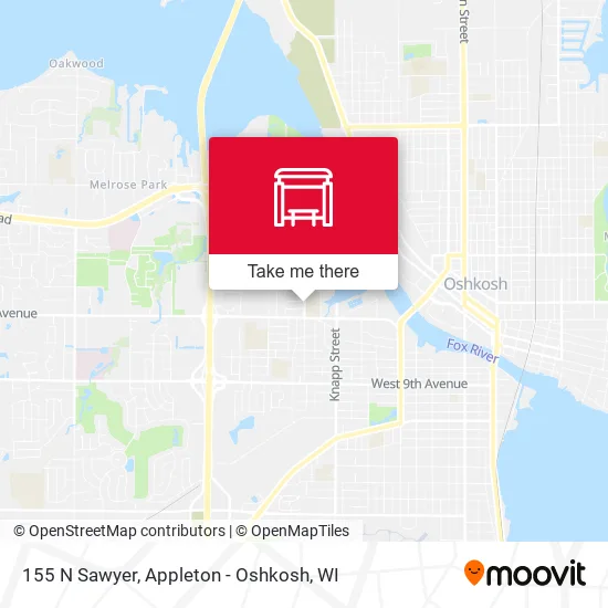 Mapa de 155 N Sawyer
