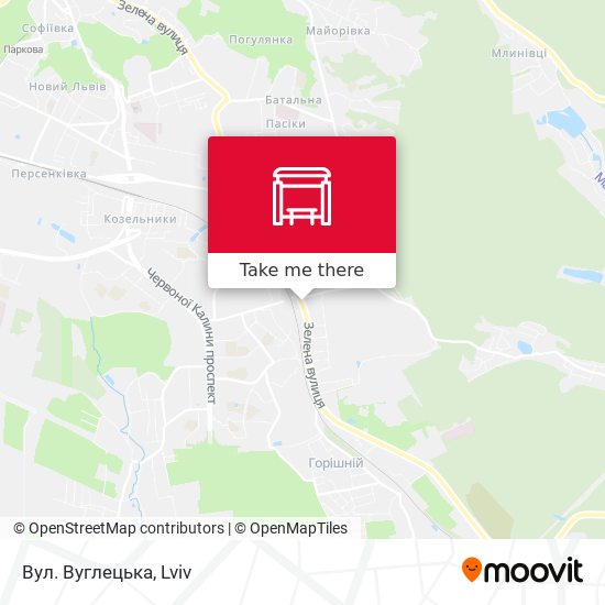 Вул. Вуглецька map