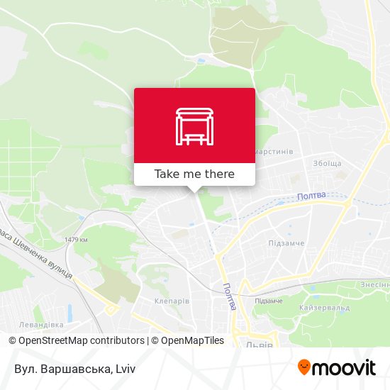 Вул. Варшавська map