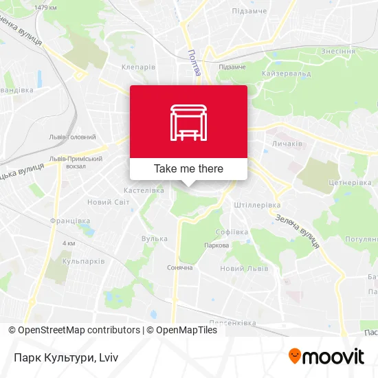 Карта Парк Культури