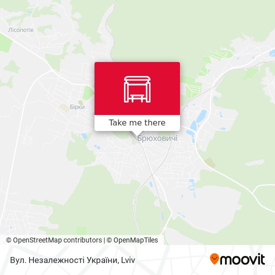 Вул. Незалежності України map