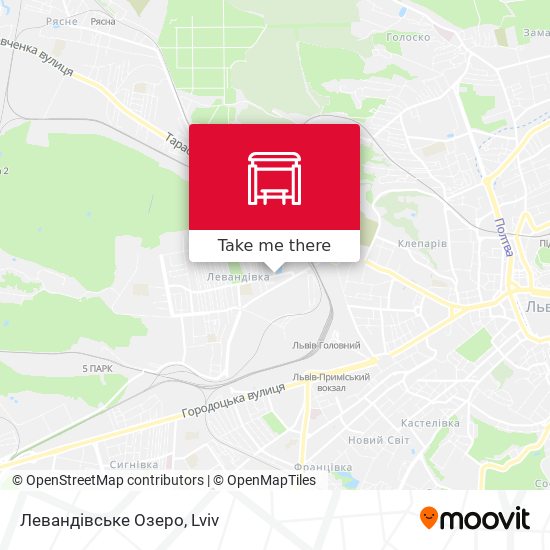 Левандівське Озеро map