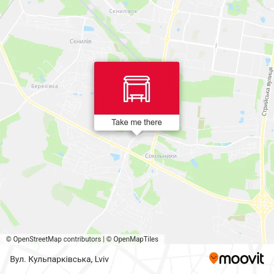 Карта Вул. Кульпарківська