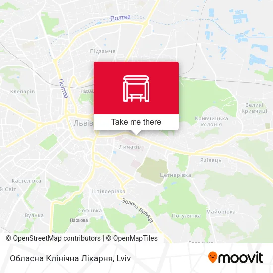 Карта Обласна Клінічна Лікарня