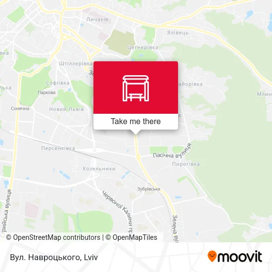Карта Вул. Навроцького