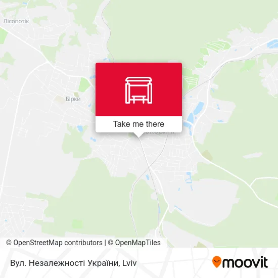 Карта Вул. Незалежності України