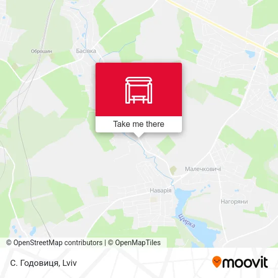 Карта С. Годовиця