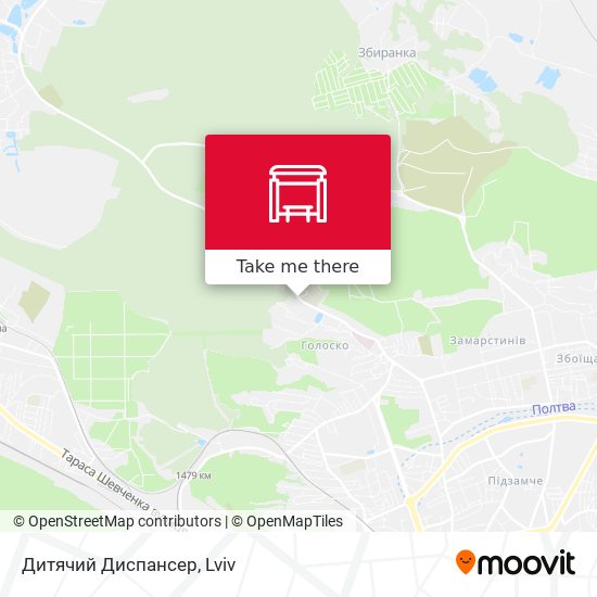 Дитячий Диспансер map