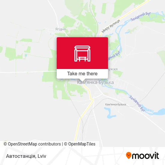 Карта Автостанція