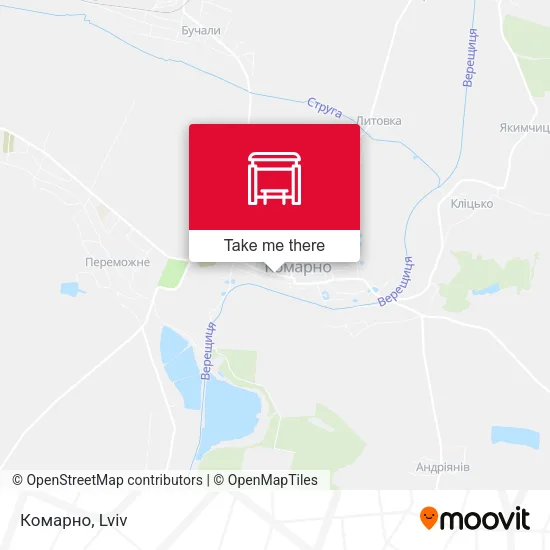 Карта Комарно