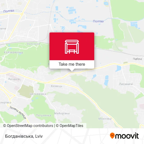 Карта Богданівська
