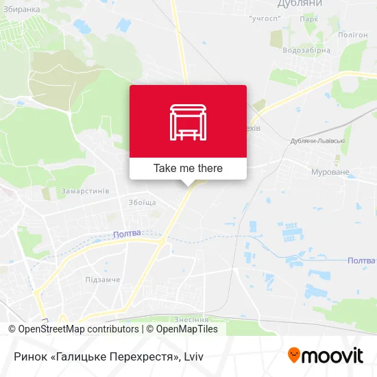Карта Ринок «Галицьке Перехрестя»