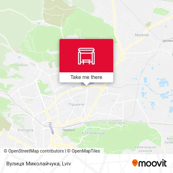 Карта Вулиця Миколайчука