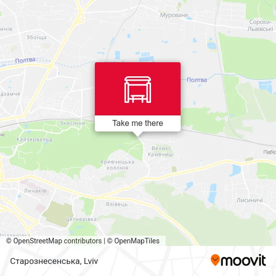 Карта Старознесенська