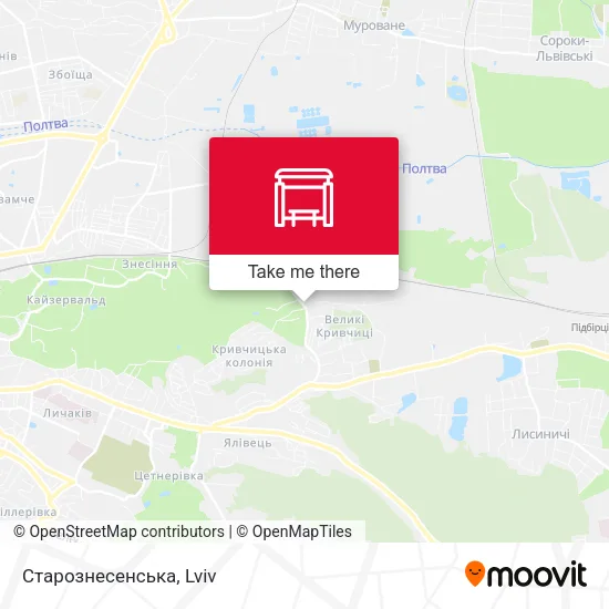 Карта Старознесенська