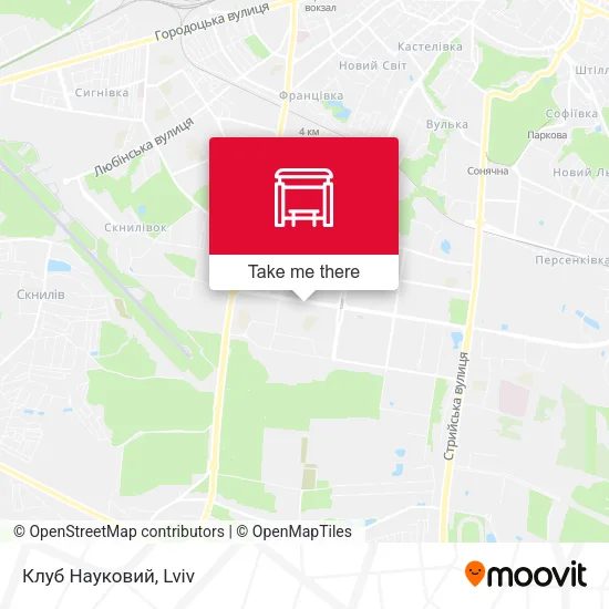Карта Клуб Науковий
