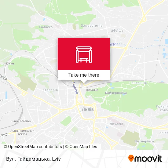 Карта Вул. Гайдамацька