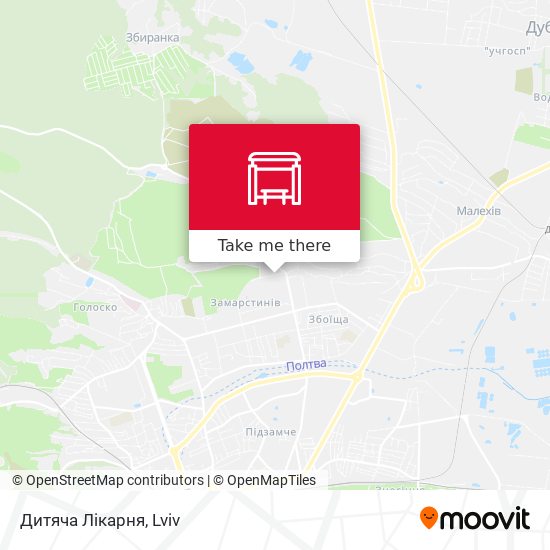 Дитяча Лiкарня map