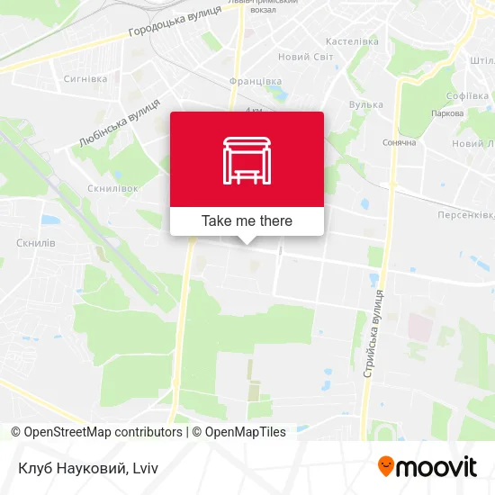 Карта Клуб Науковий